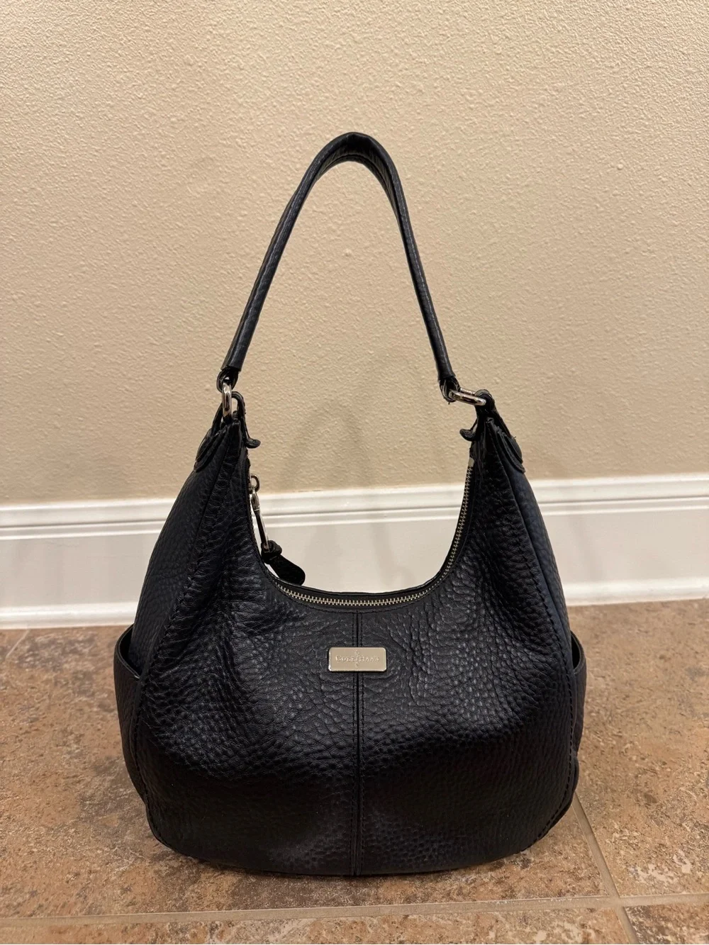 Cole Haan Black Village Hobo Bag